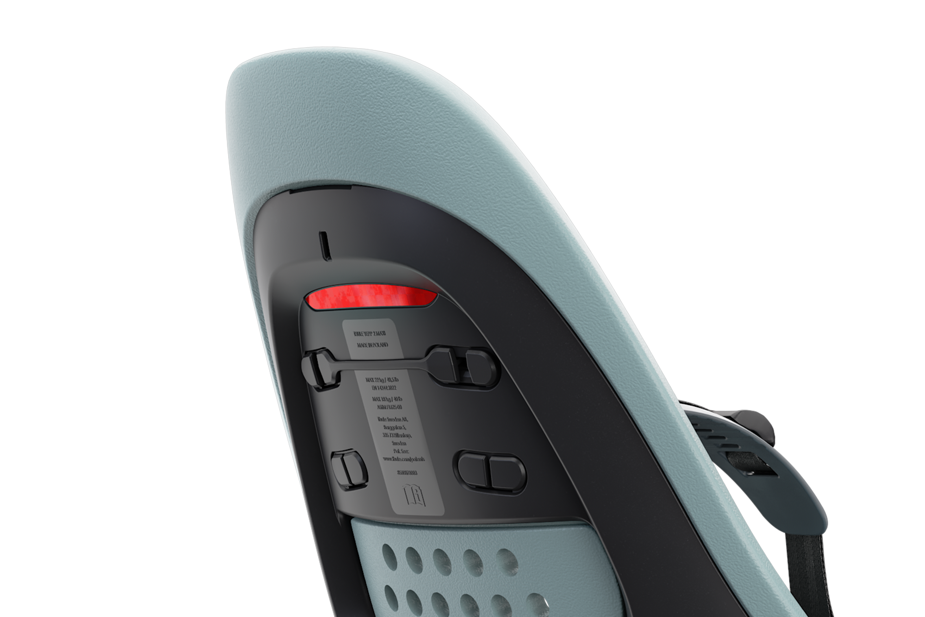 Thule Yepp 2 maxi rack mount child bike seat mid blue