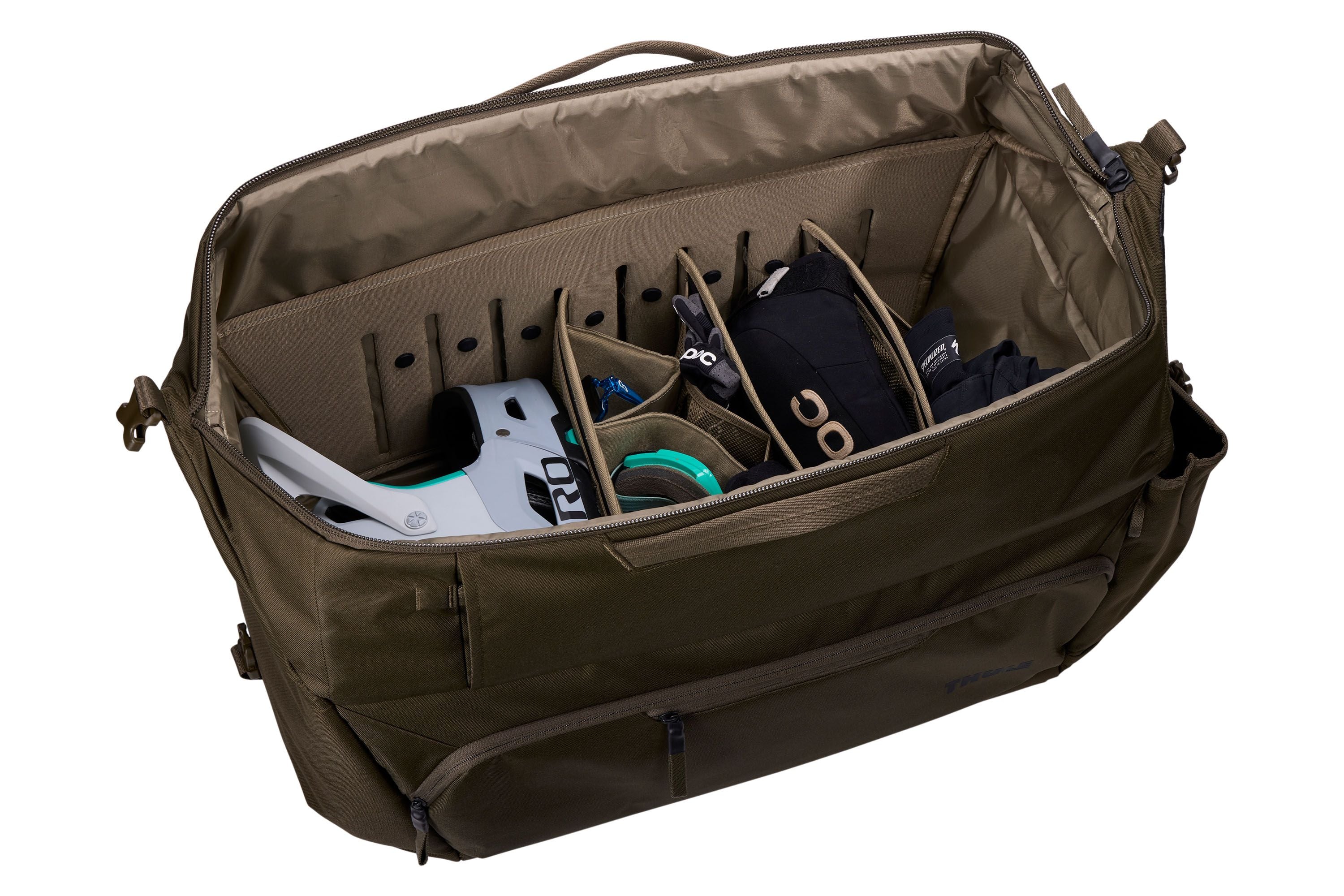 Thule RoundTrip MTB duffel 70L deep khaki