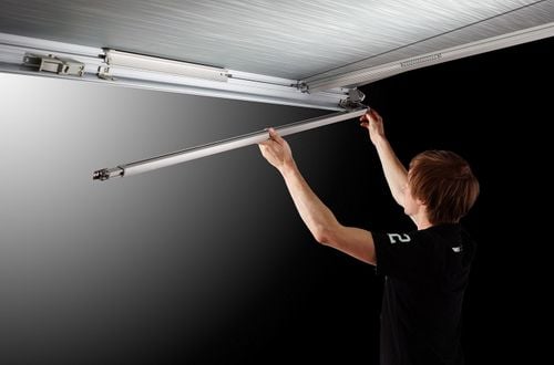 Thule omnistor 5200 awning caravan motorhome wall mounted opening support legs