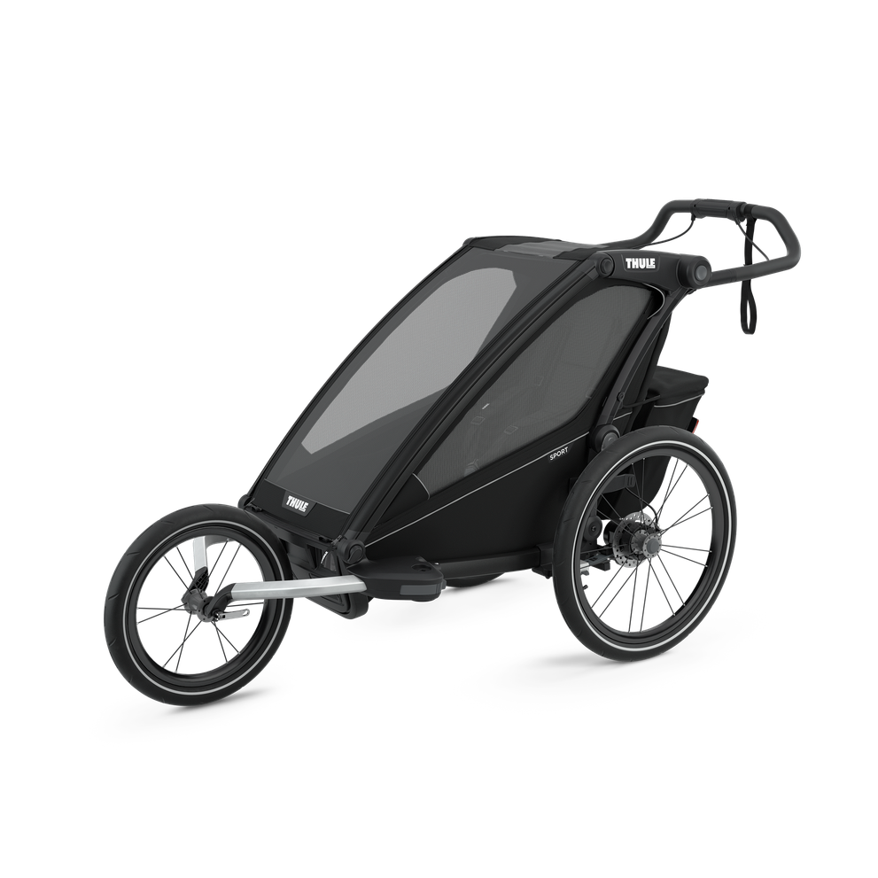 Thule Chariot Sport single 1-seat multisport bike trailer midnight black