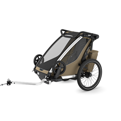 Thule Chariot Cross 2 single 1-seat multisport bike trailer faded khaki