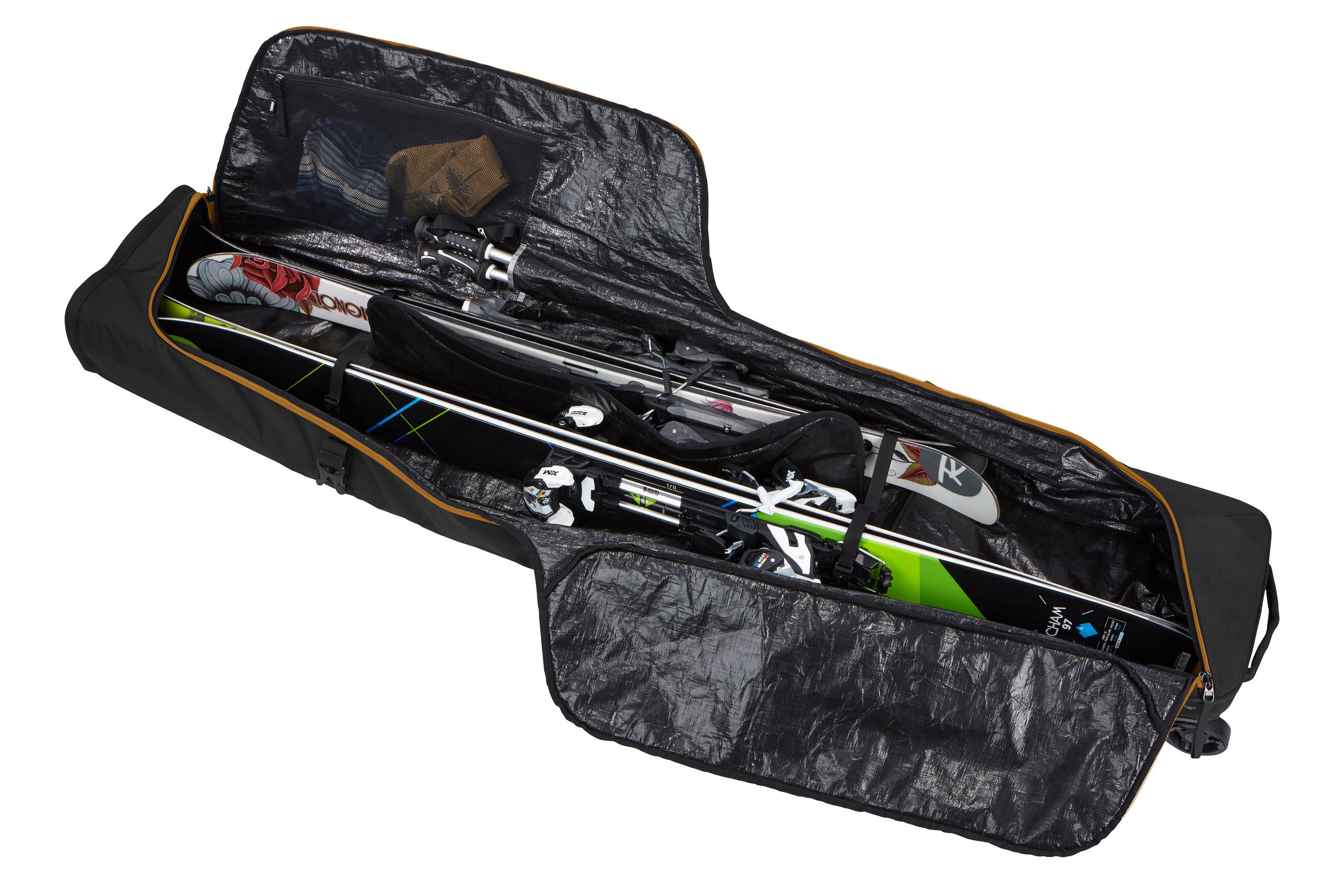 Thule RoundTrip Ski Roller 192cm Black 3204362 S-shaped zipper