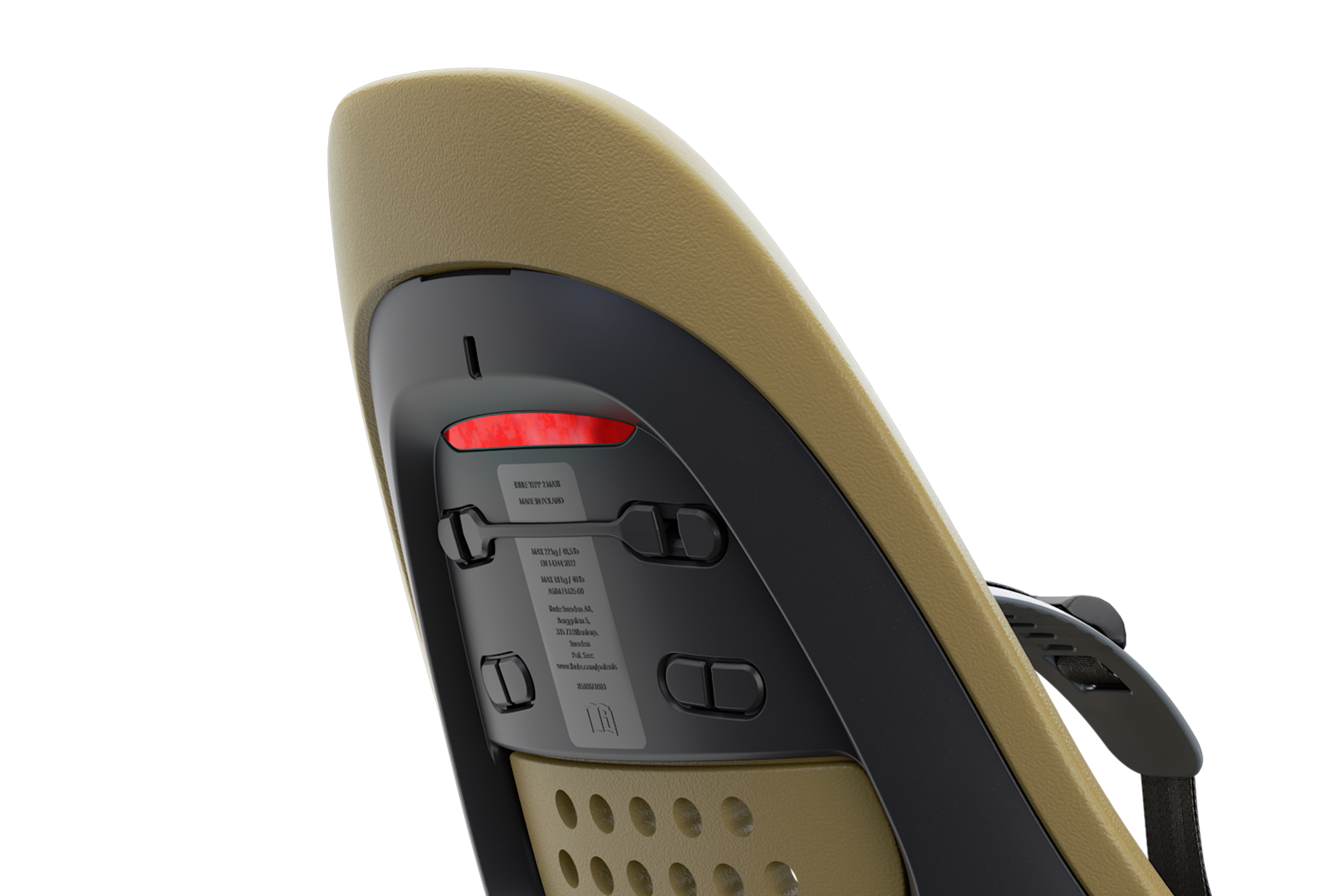 Thule Yepp 2 MIK HD child bike seat Nutria green