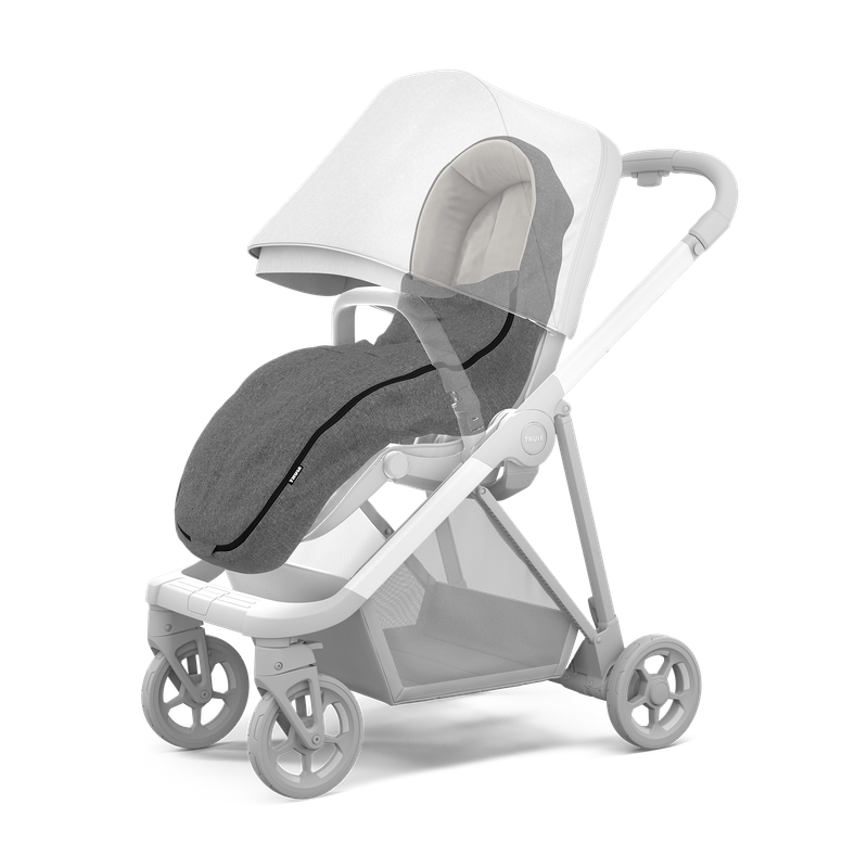 Thule stroller footmuff stroller footmuff gray melange