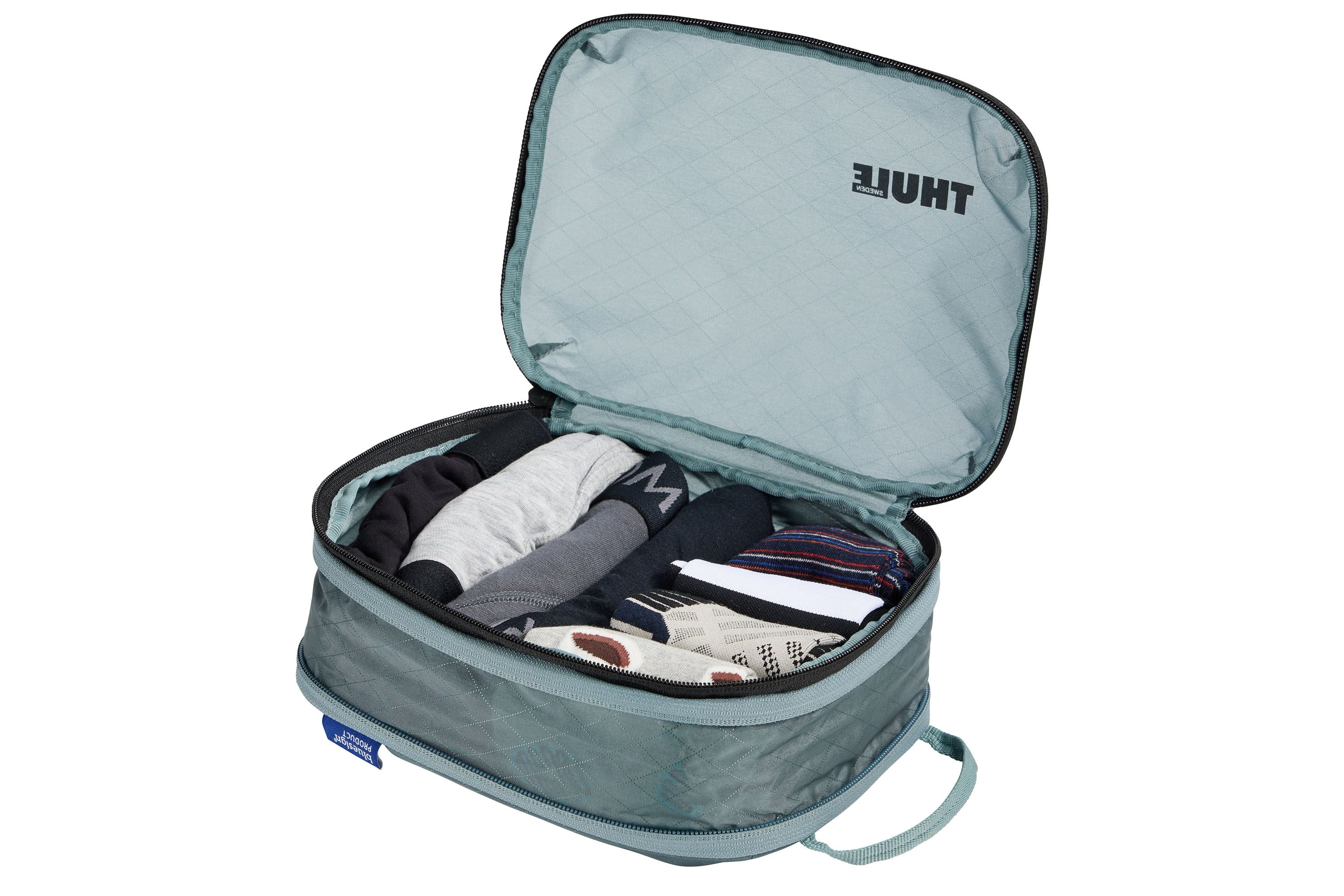 Thule compression packing cube small pond gray