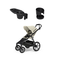 Thule Urban Glide 4-wheel + Thule Urban Glide 3 snack tray + Thule stroller cup holder