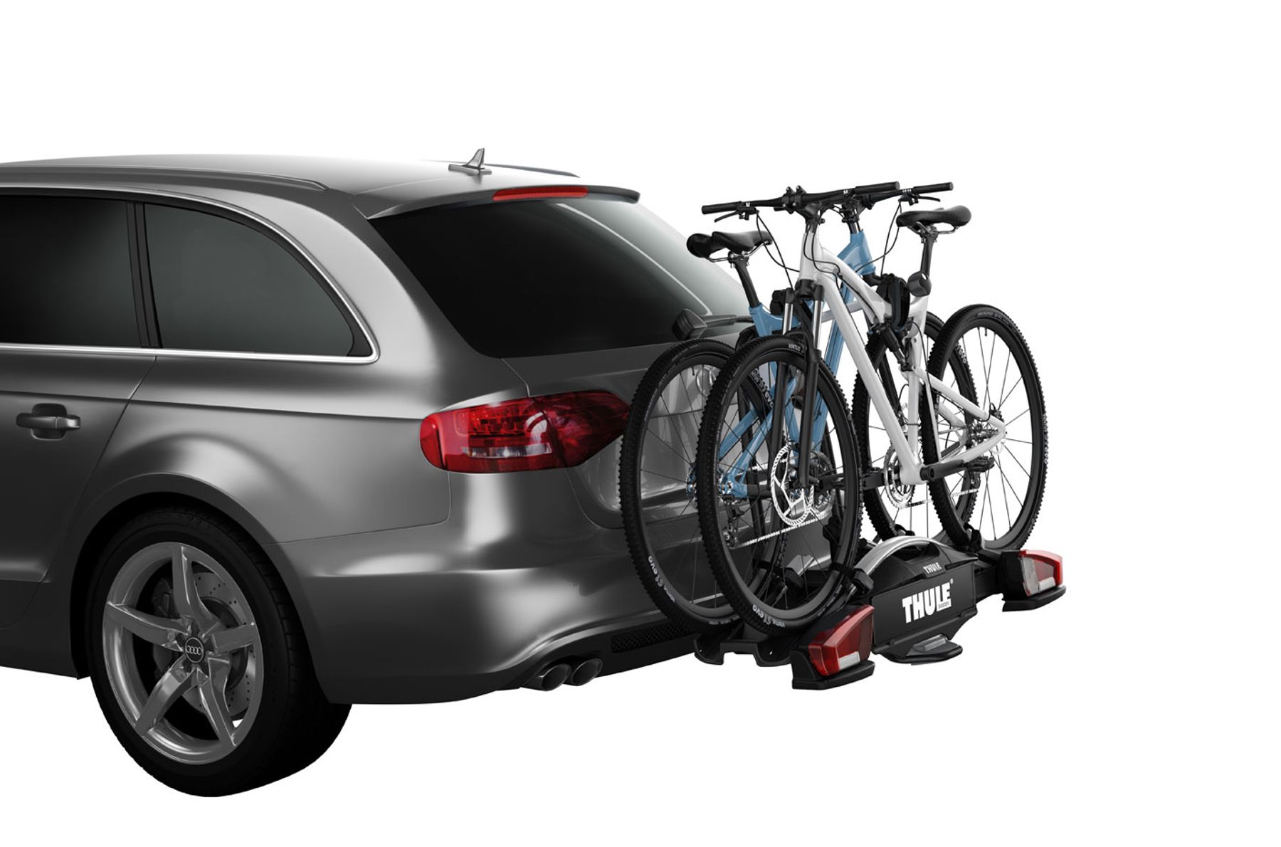 Thule VeloCompact 2 13-pin 924001 on car with bikes