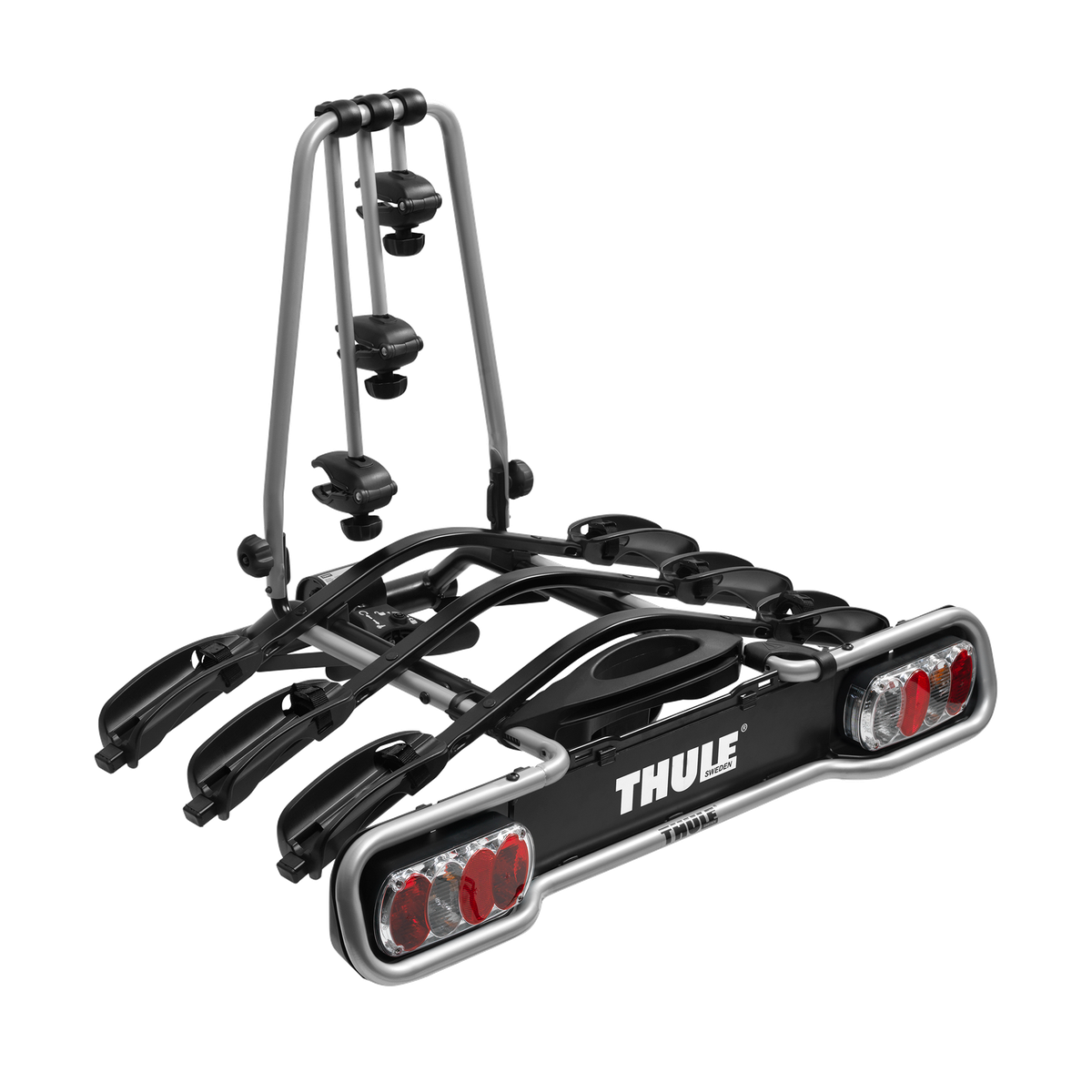 Thule EuroRide 3-bike platform towbar bike rack 13-pin black/aluminium