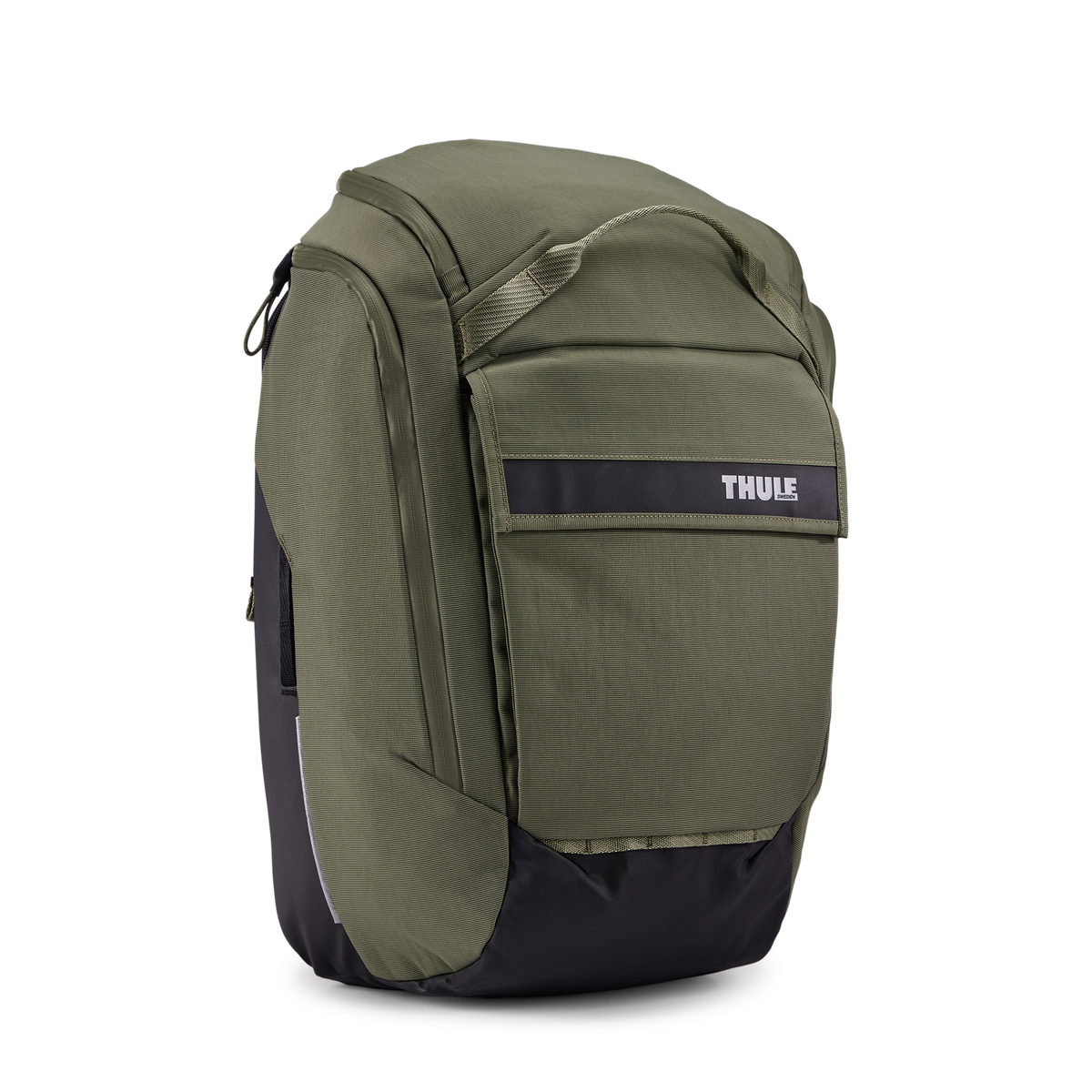 Thule Paramount hybrid bike pannier and backpack 26L green