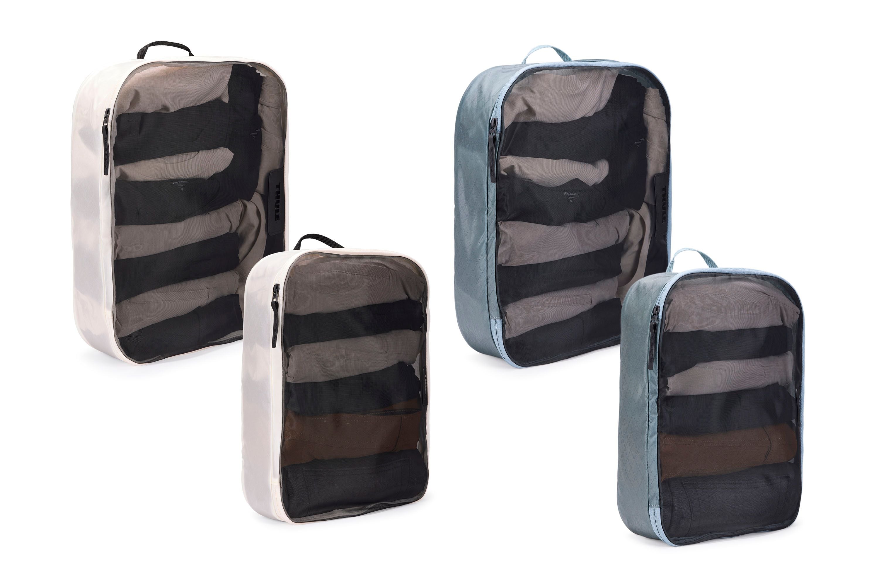 Thule packing cube family set pond gray/white