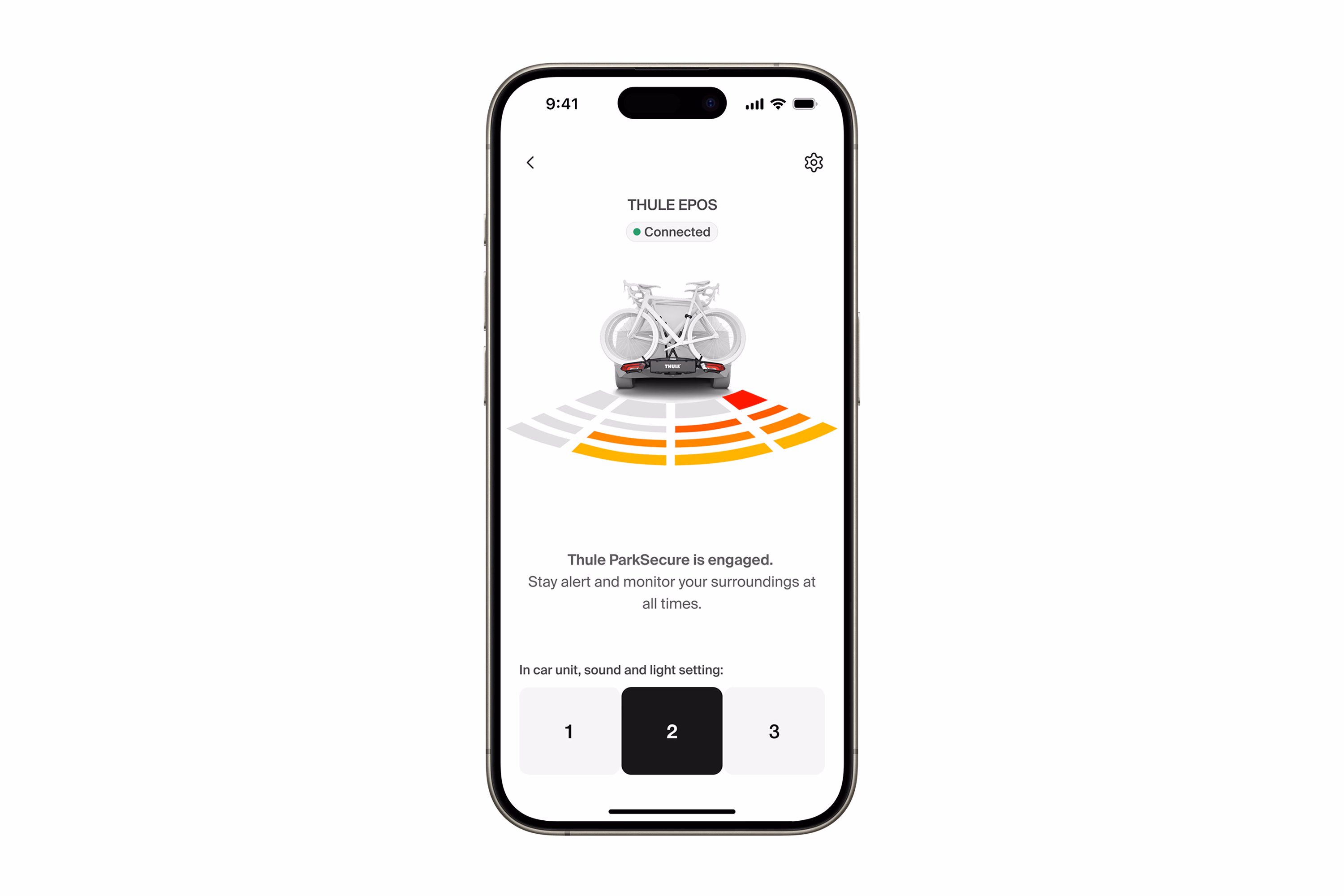 Thule programėlė ParkSecure sistemai
