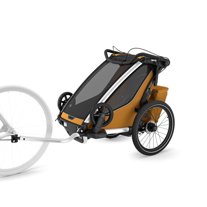 Thule Chariot Sport 2 single 1-seat multisport bike trailer natural gold