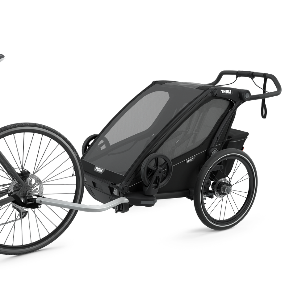 Thule Chariot Sport 2-seat multisport bike trailer midnight black