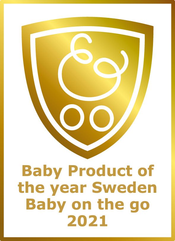 Award logo - Baby Product of the Year Sweden Baby on the go 2021