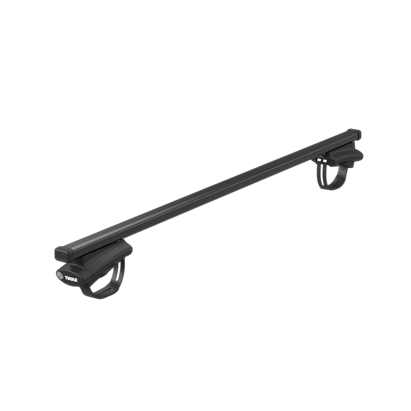 Thule oversized rail foot on Thule SquareBar Evo