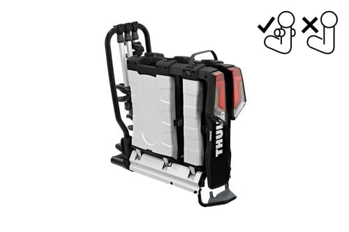 Thule EasyFold XT F 3-bike Towbar Bike Rack - Folded