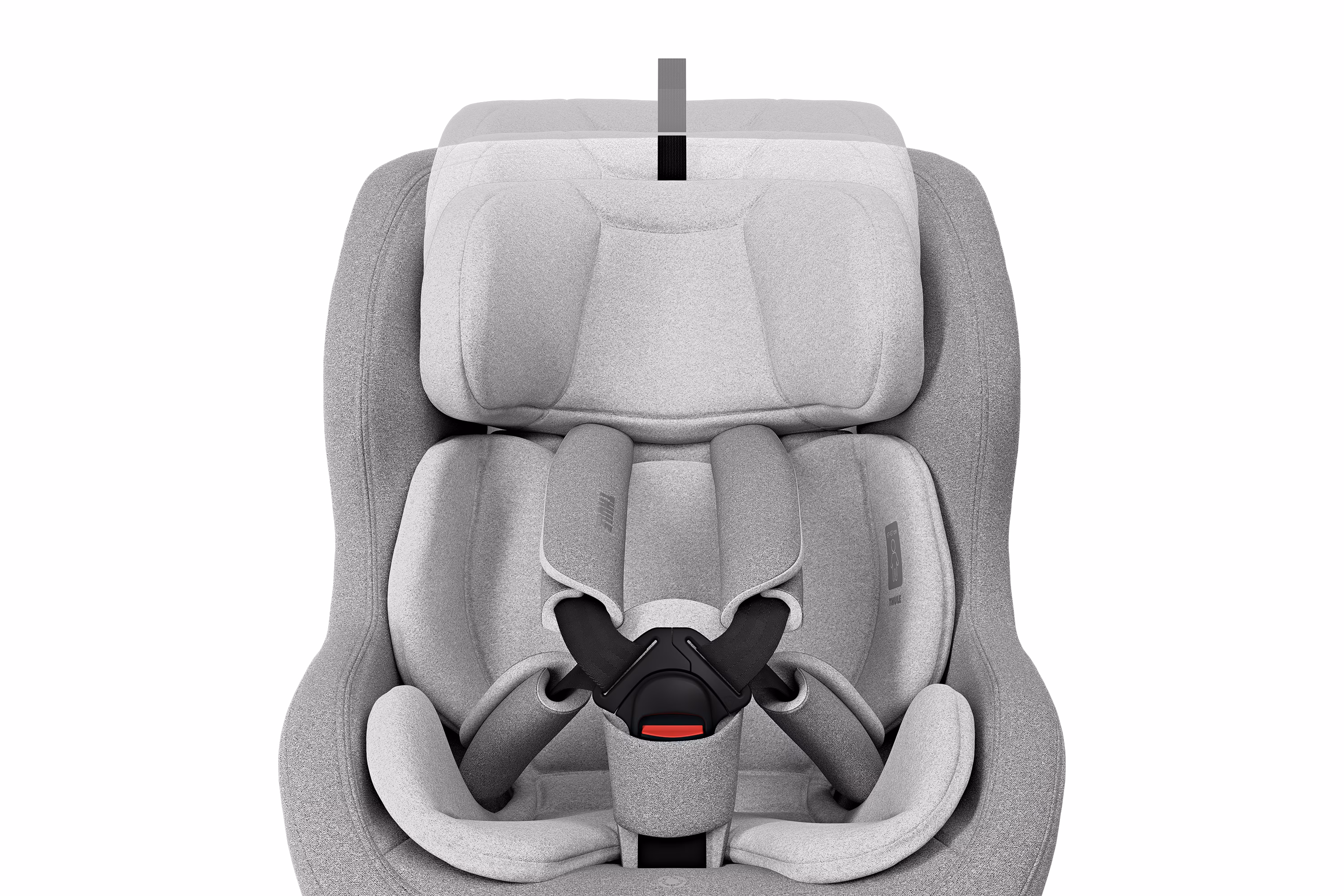 Thule Elm toddler car seat light gray feature