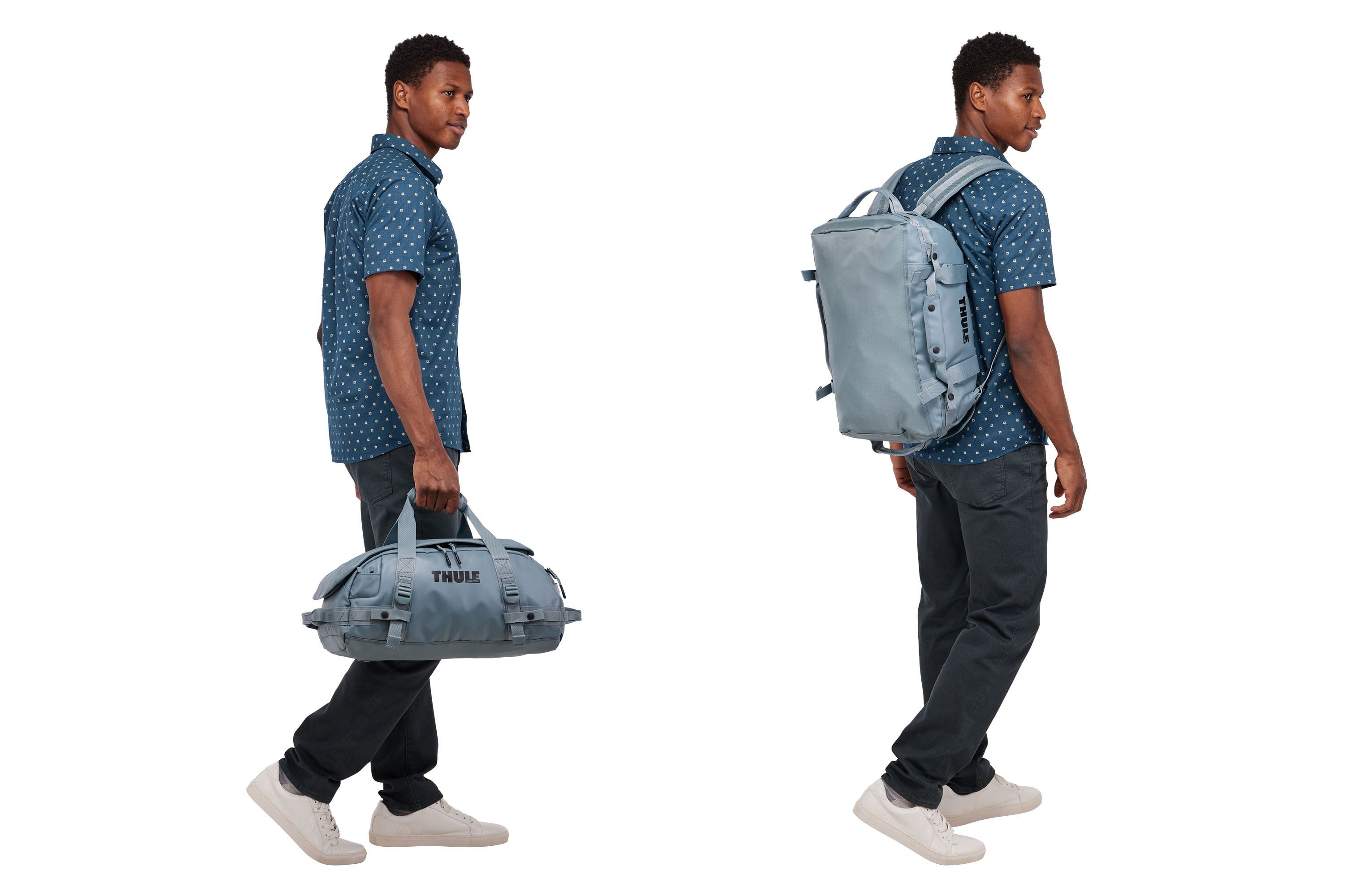 Thule Chasm 30L duffel pond gray