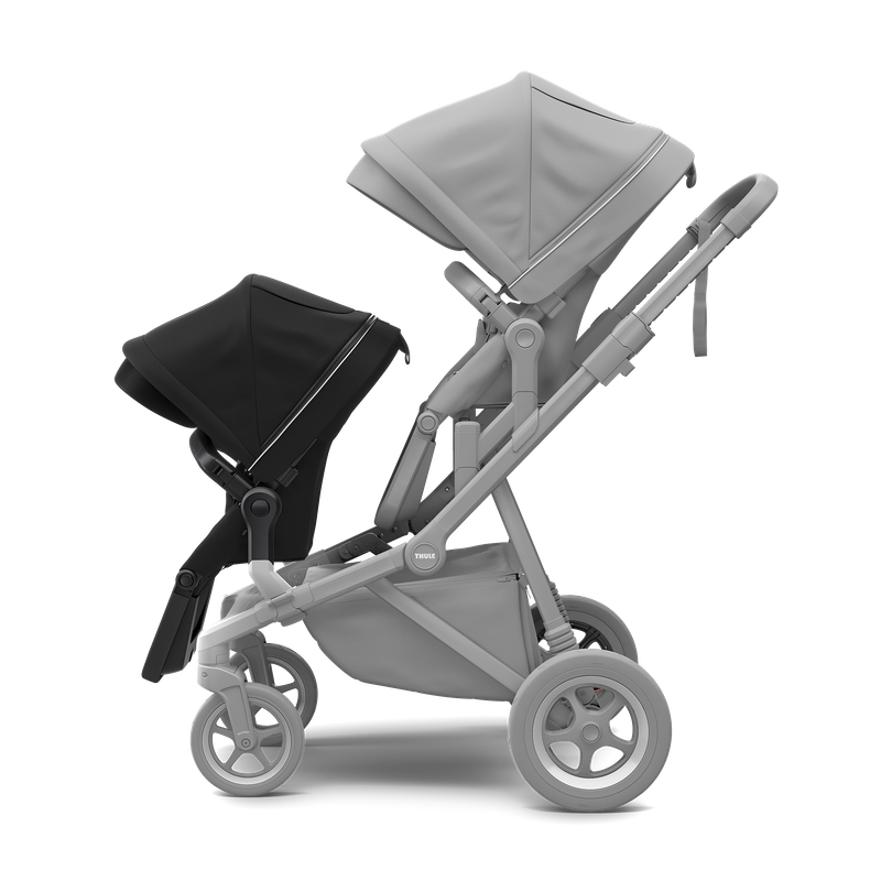 Thule Sleek sibling seat sibling seat midnight black on black