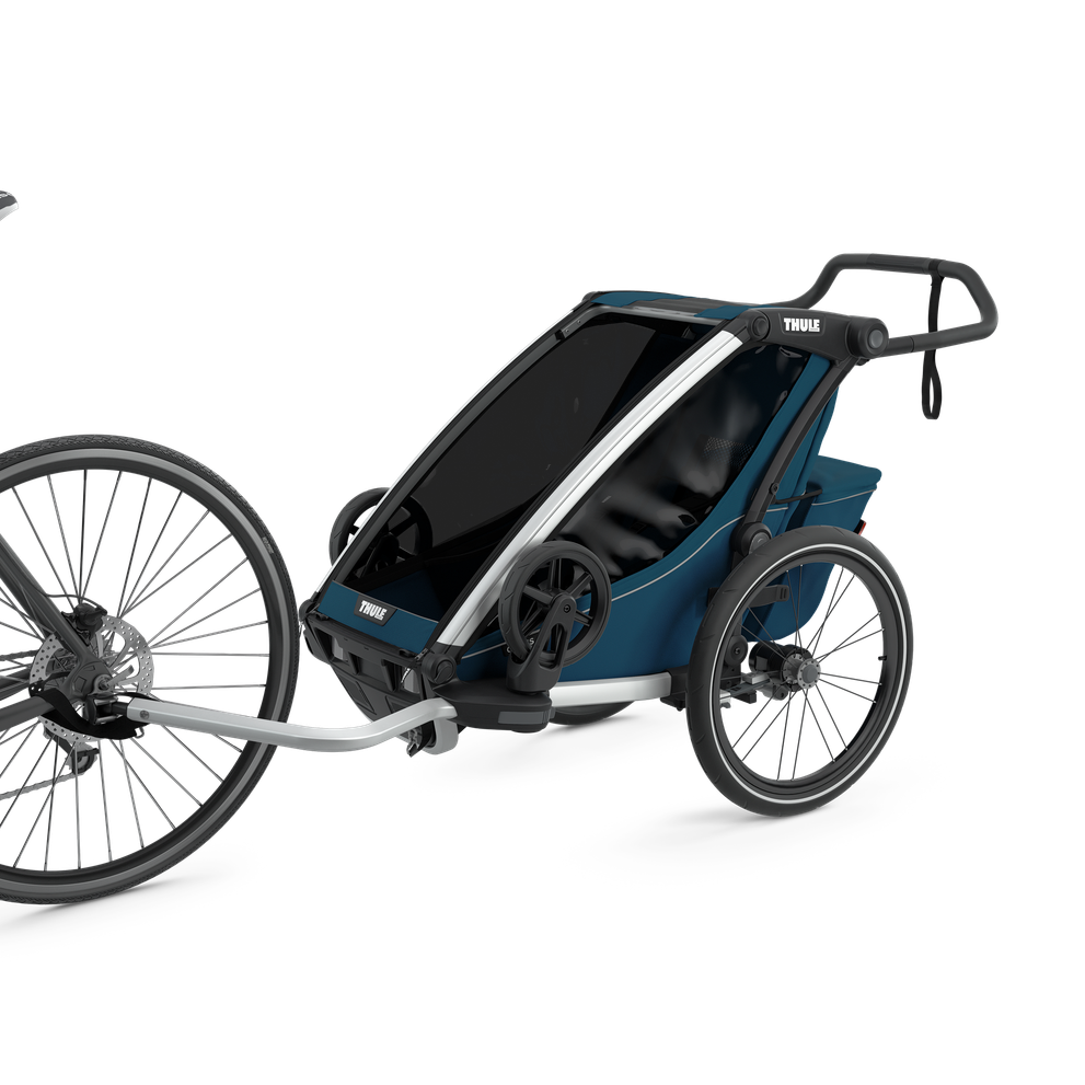 Thule Chariot Cross single 1-seat multisport bike trailer majolica blue