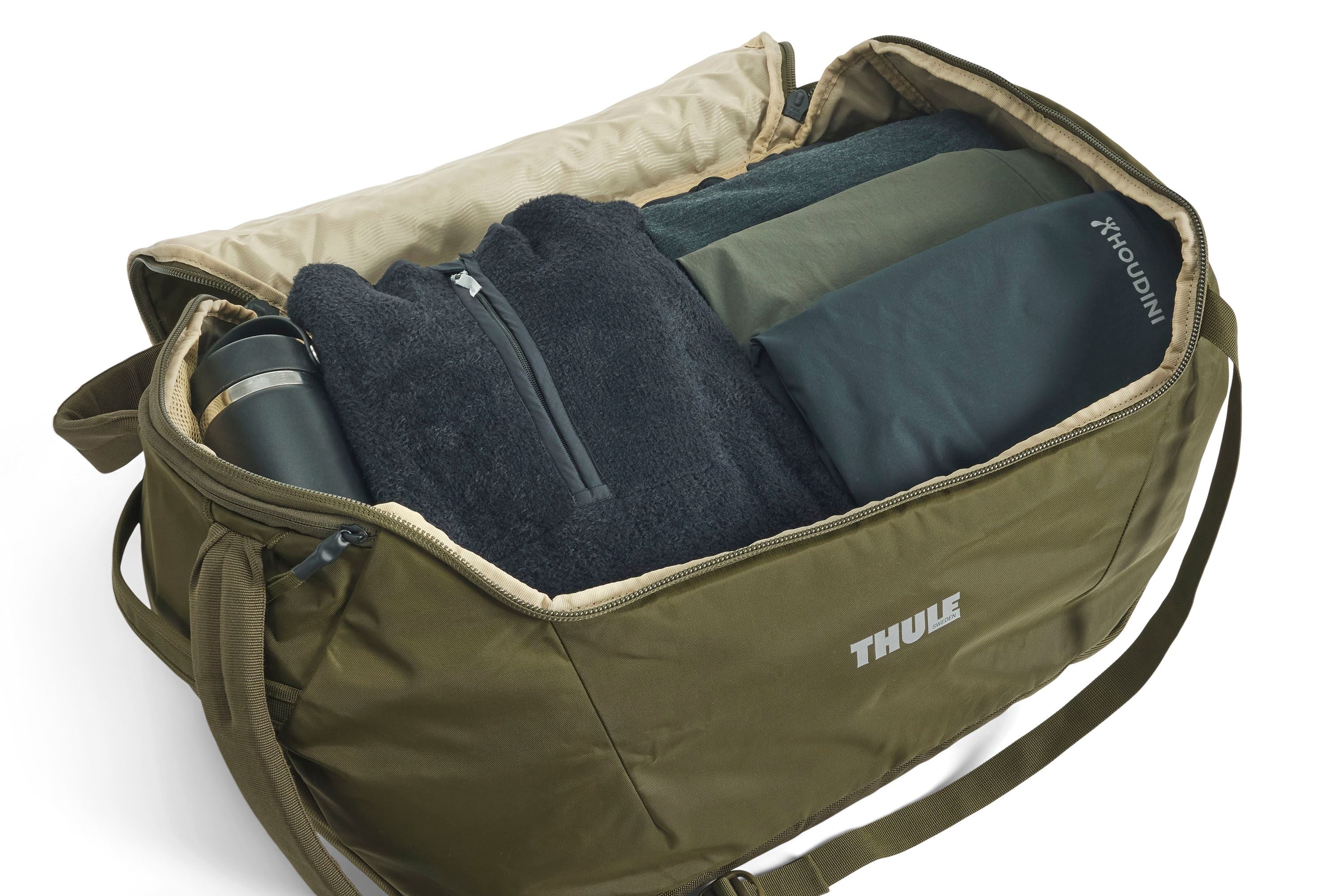 Thule EnRoute 60L duffel natural green