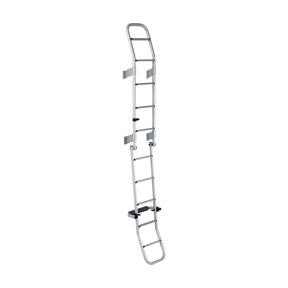 Thule Ladder foldable double ladder 10 steps anodised gray