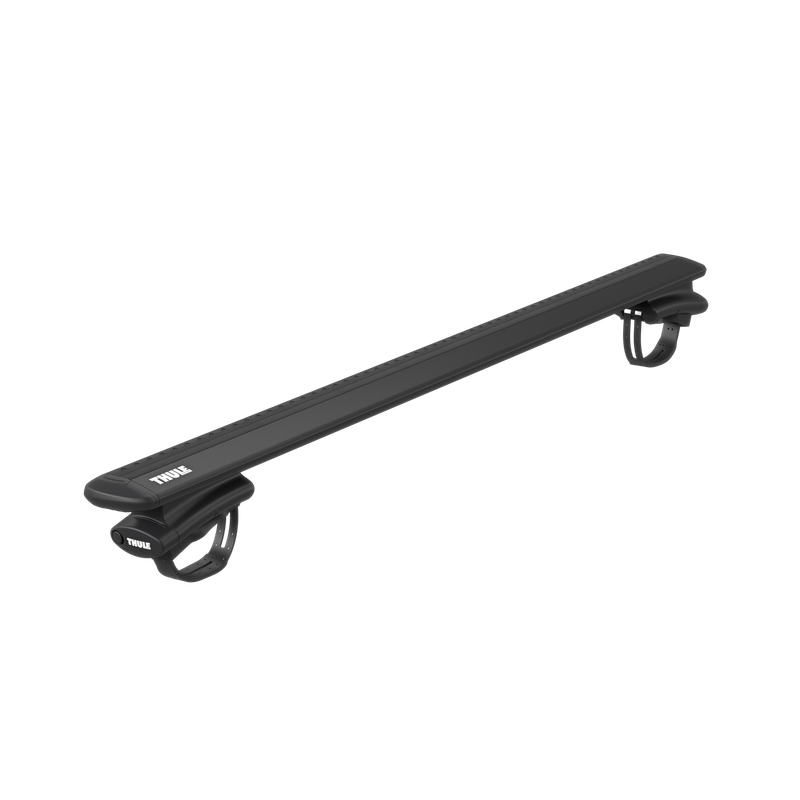 Thule oversized rail foot on Thule WingBar Evo black