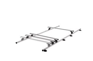 Thule ProBar Flex on roof rack base rails for vans