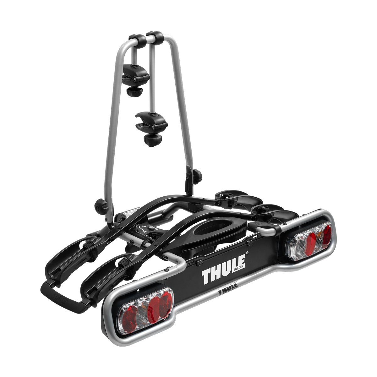 Thule EuroRide 2-bike platform towbar bike rack 13-pin black/aluminium
