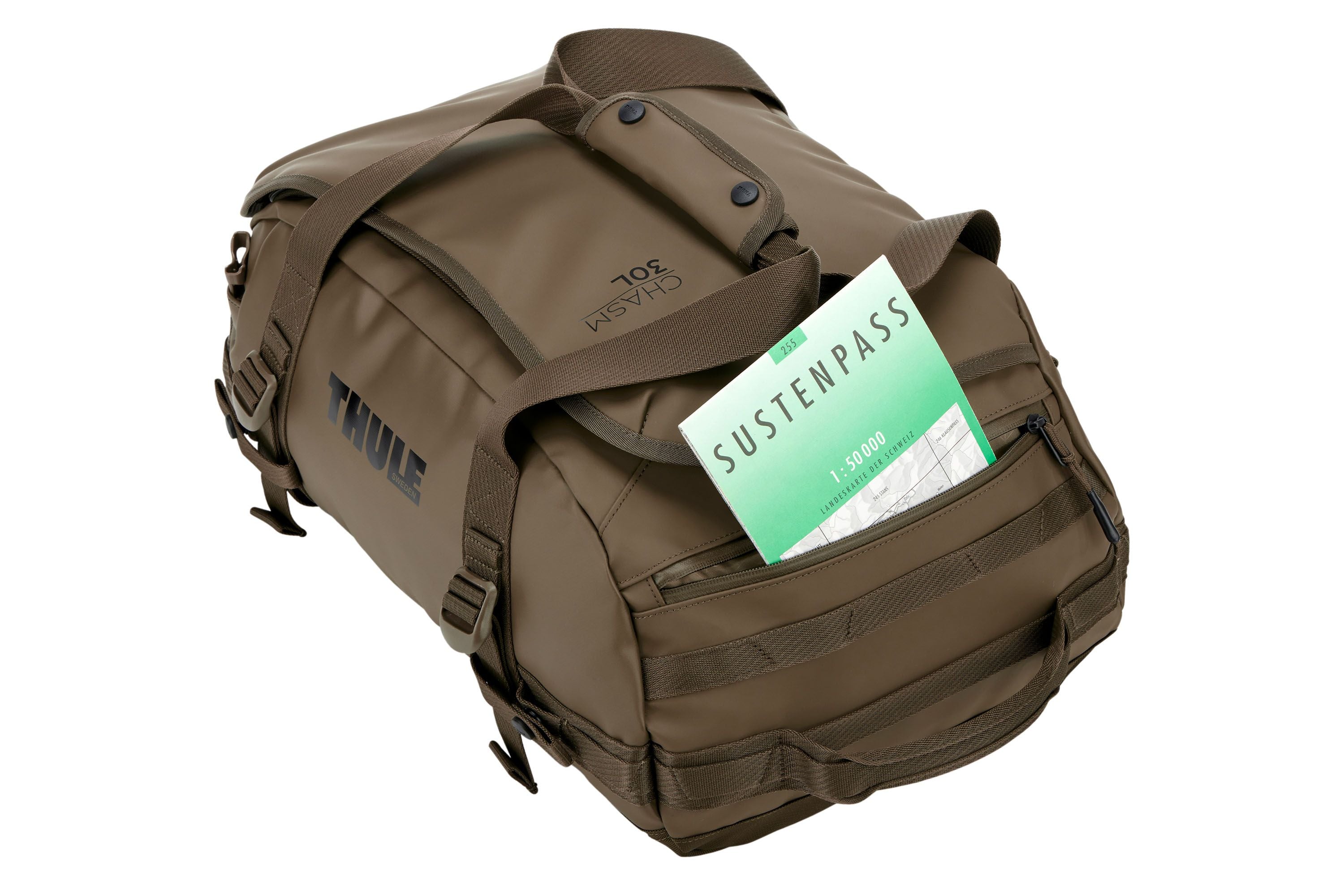Thule Chasm 30L duffel bag deep khaki