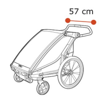 Thule Chariot Lite 2 - Shoulder width 
