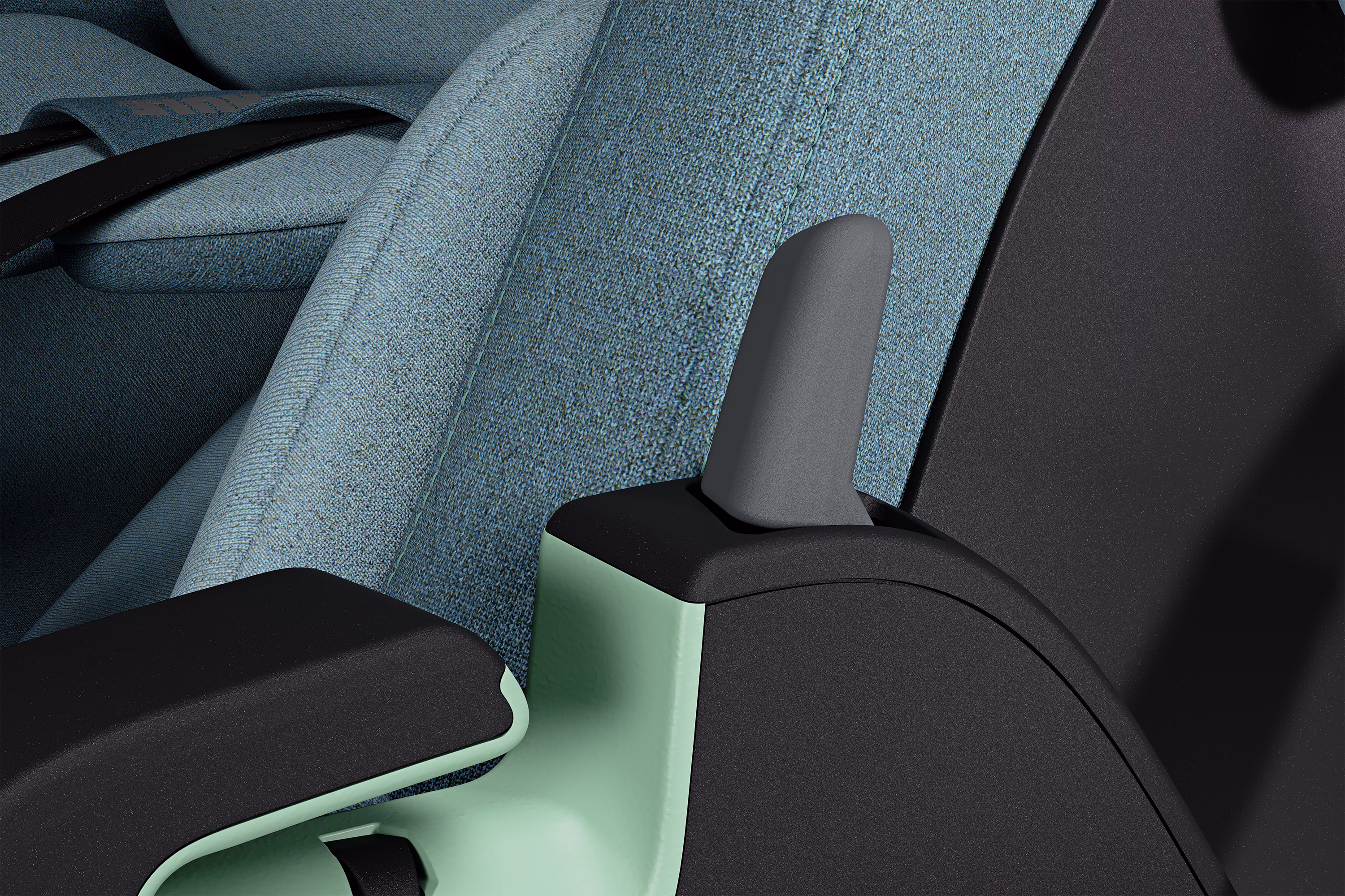 Thule Maple infant car seat mid blue feature