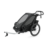 Thule Chariot Sport single 1-seat multisport bike trailer midnight black