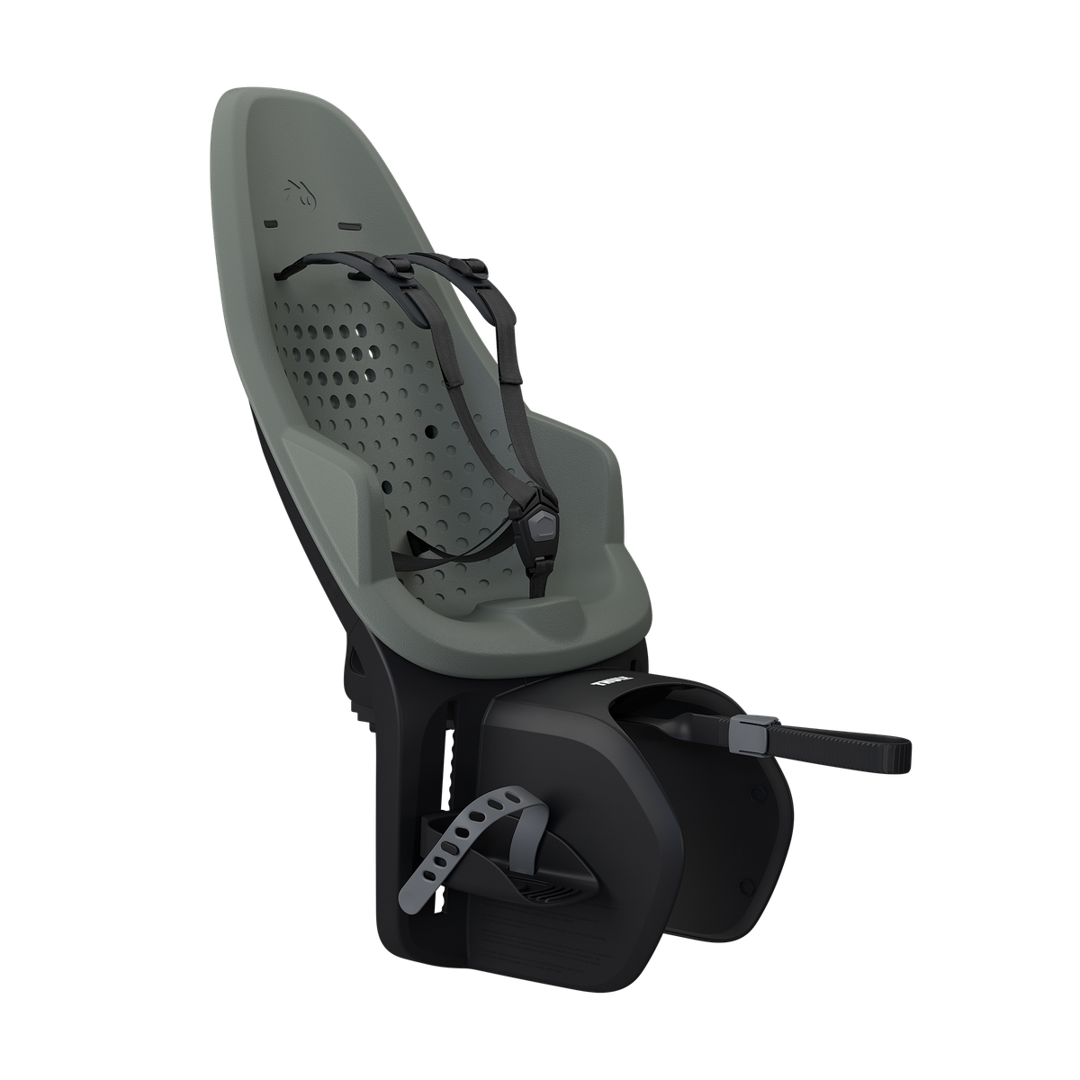 Thule Yepp 2 MIK HD rack mounted child bike seat agave green