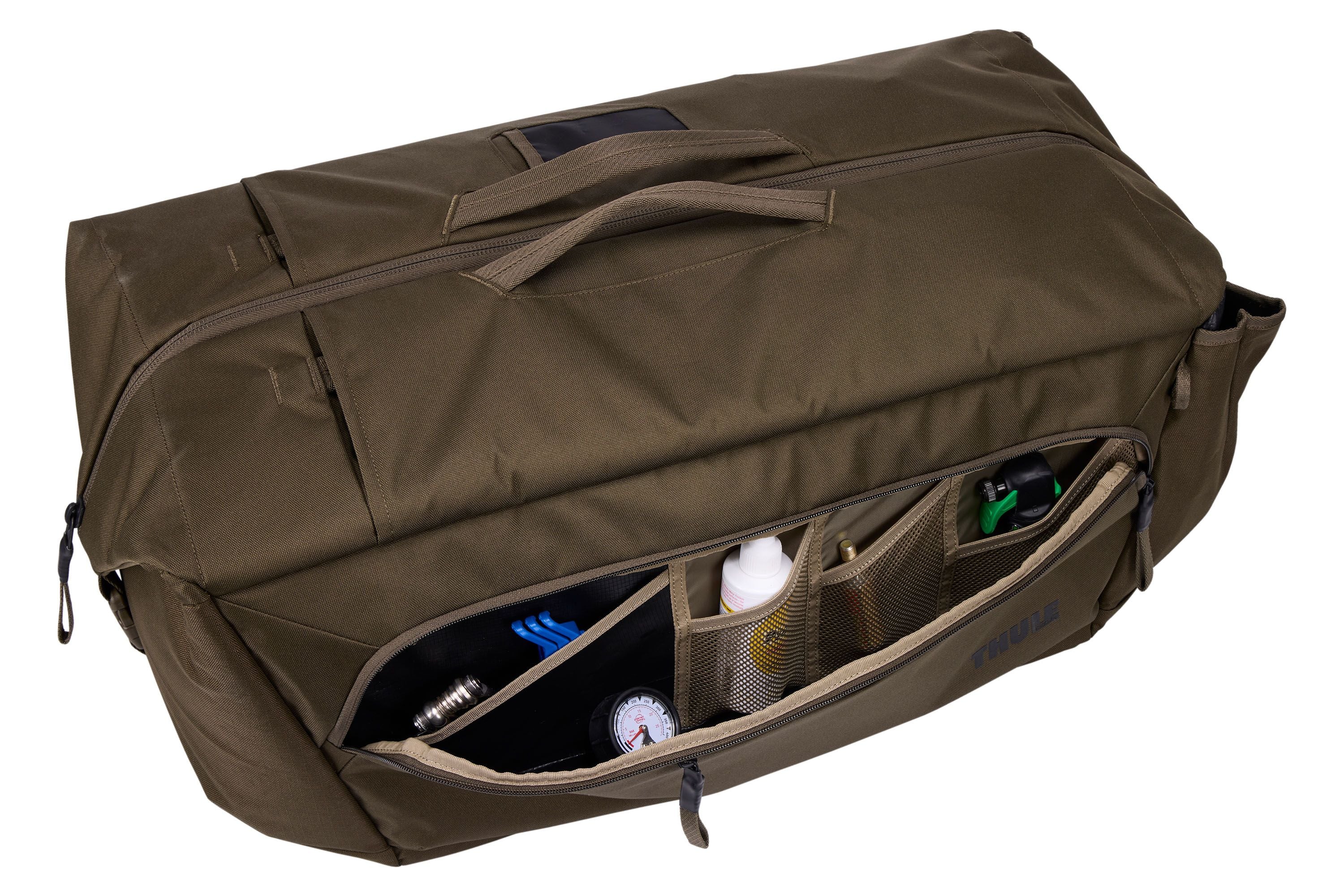 Thule RoundTrip MTB duffel 70L deep khaki