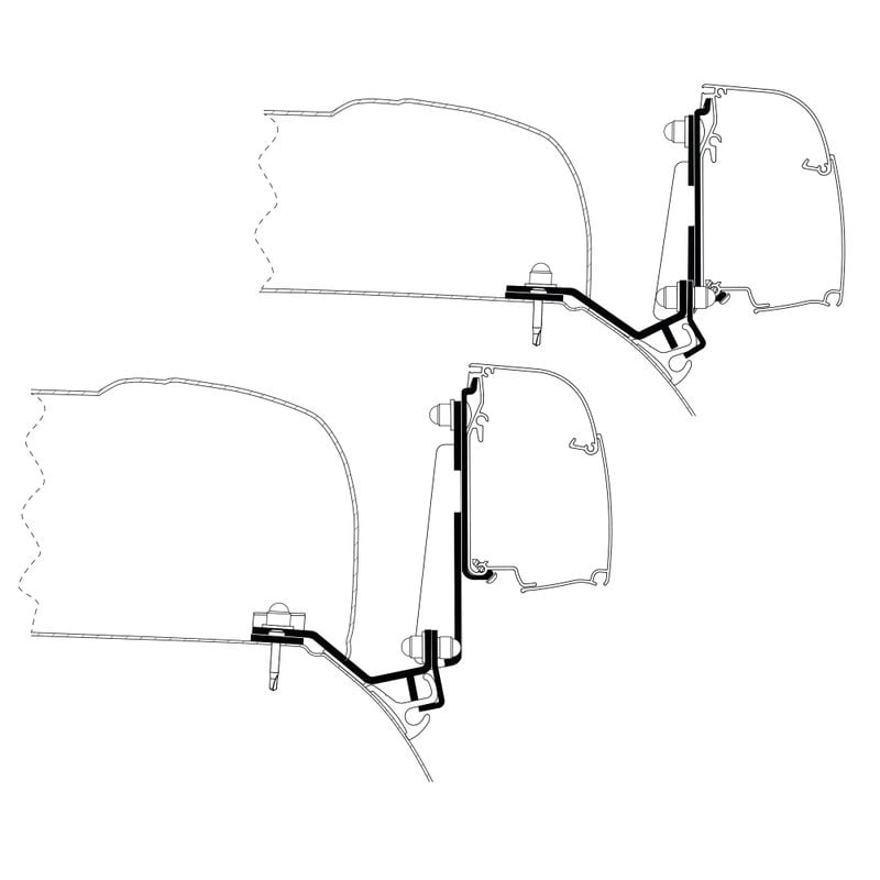 Adapter 301997 adapter for wall mounted awnings