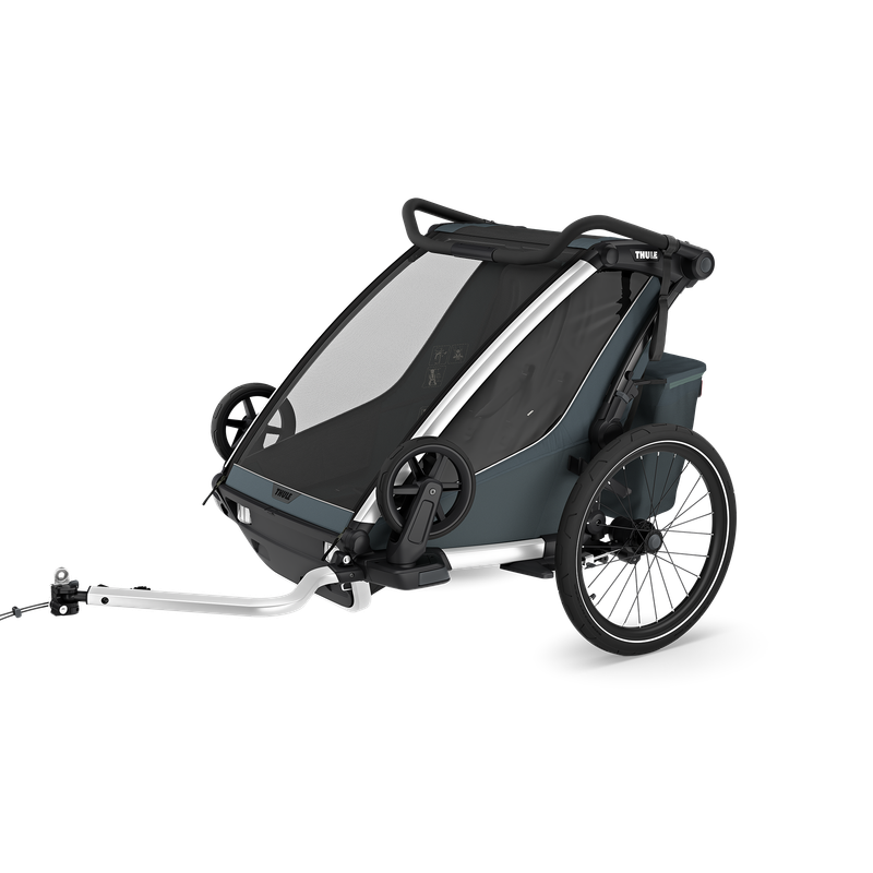 Thule Chariot Cross 2 double 1 or 2-seat multisport bike trailer dark slate