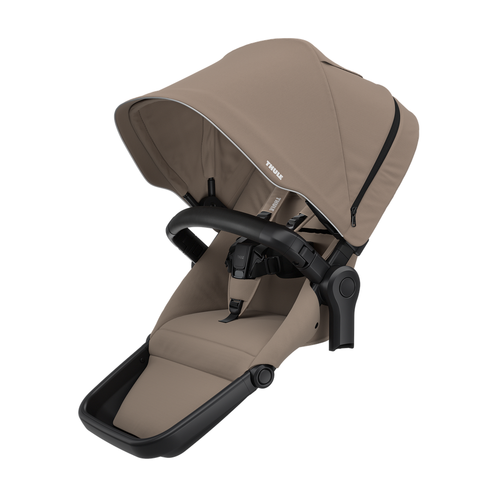 Thule Sleek 2 sibling seat tinted taupe