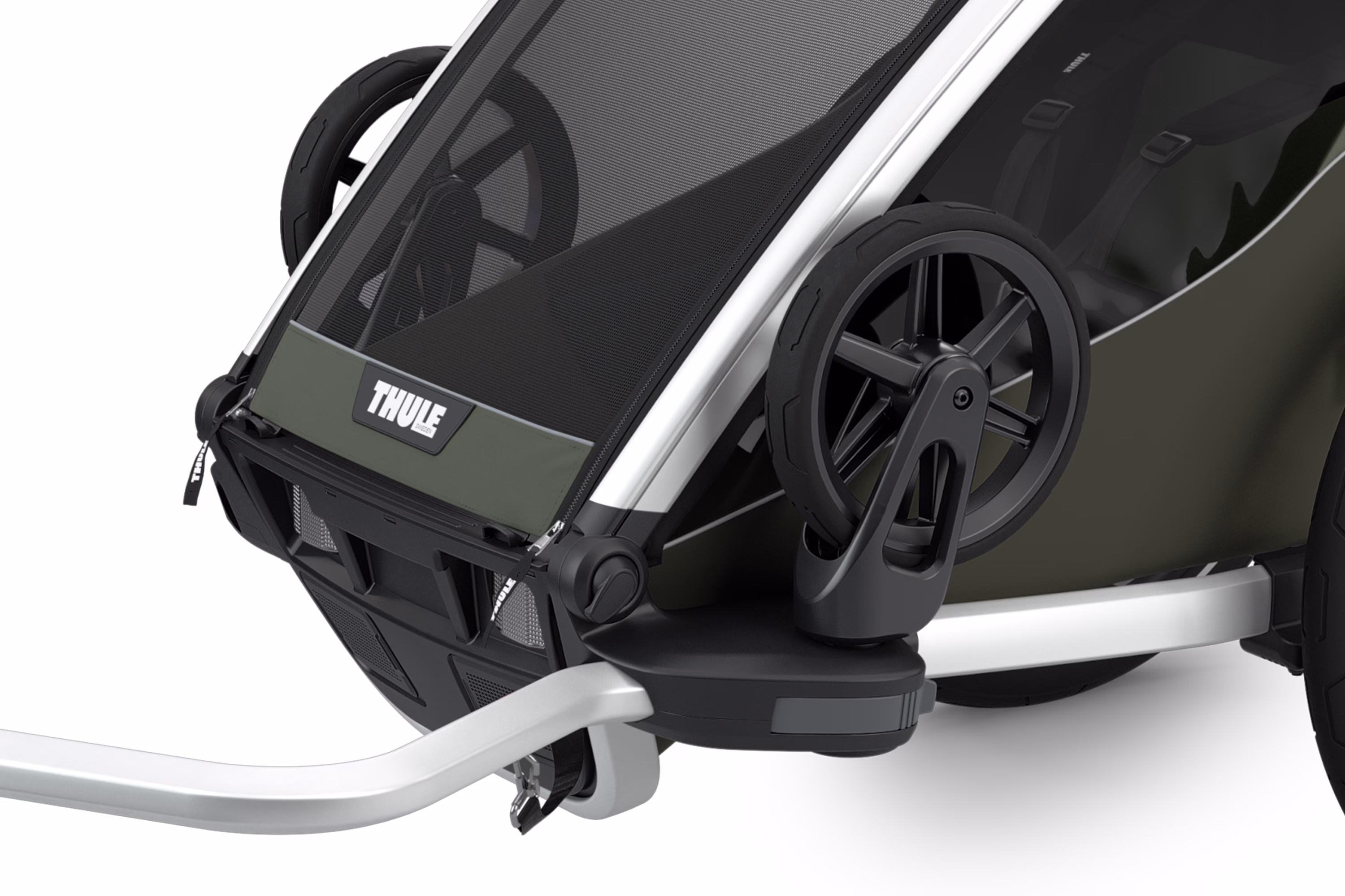 Thule Chariot Lite single feature: Convenient storage