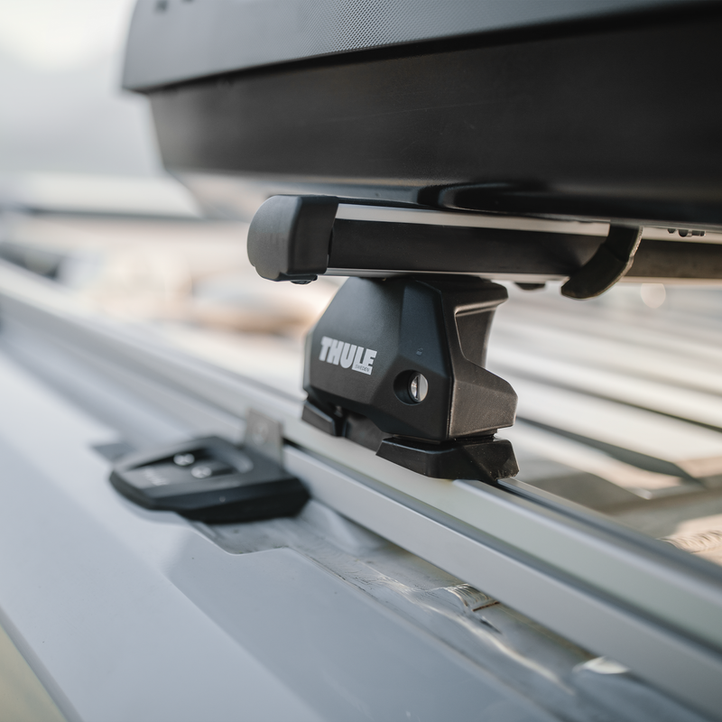Thule SmartClamp System Short van roof rack base rails short 4 fixpoints aluminium