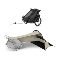 Thule Chariot Sport 2 + Thule sun and wind tarp