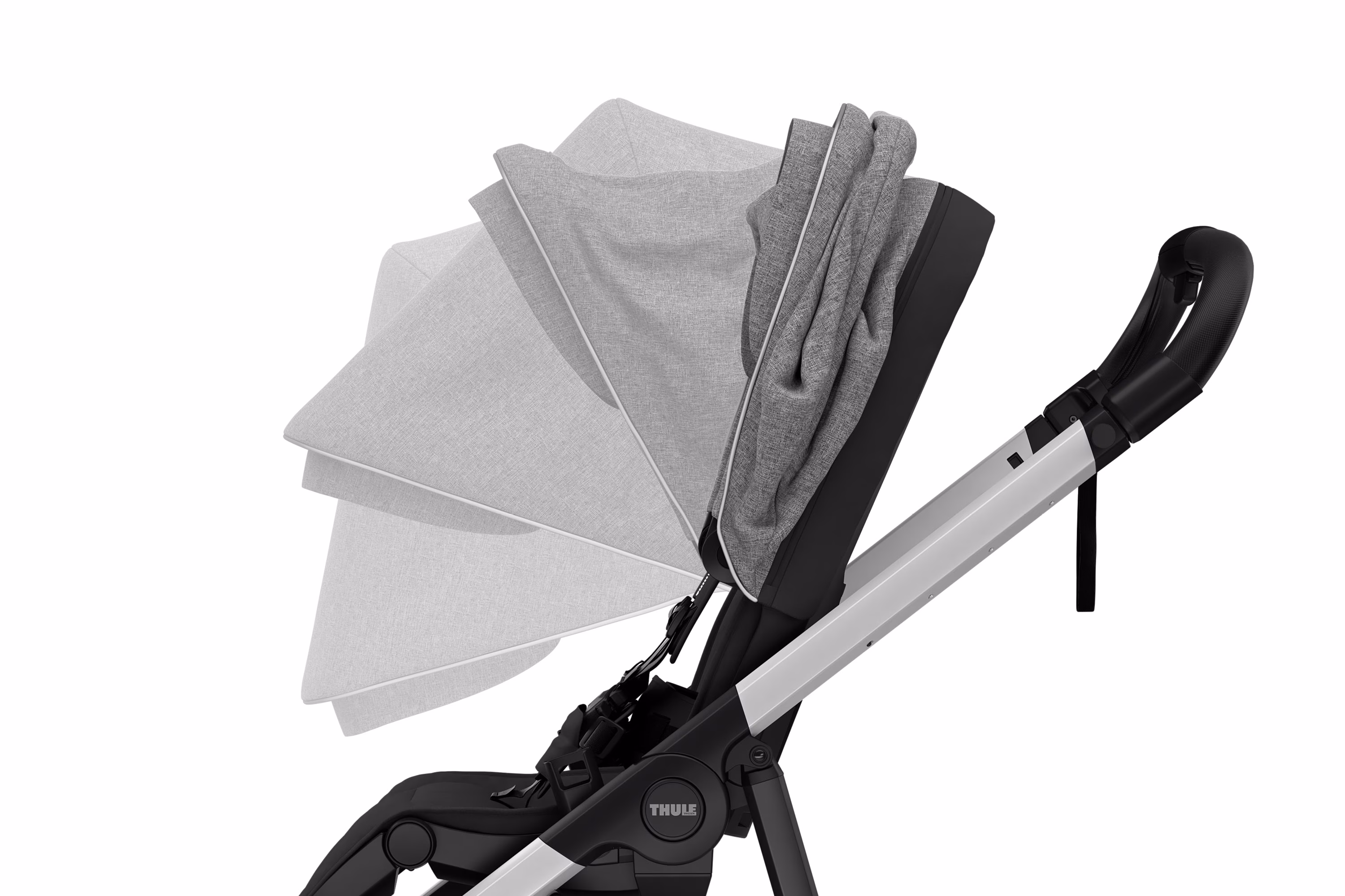 Thule Shine Extendable canopy Gray Melange on Aluminium
