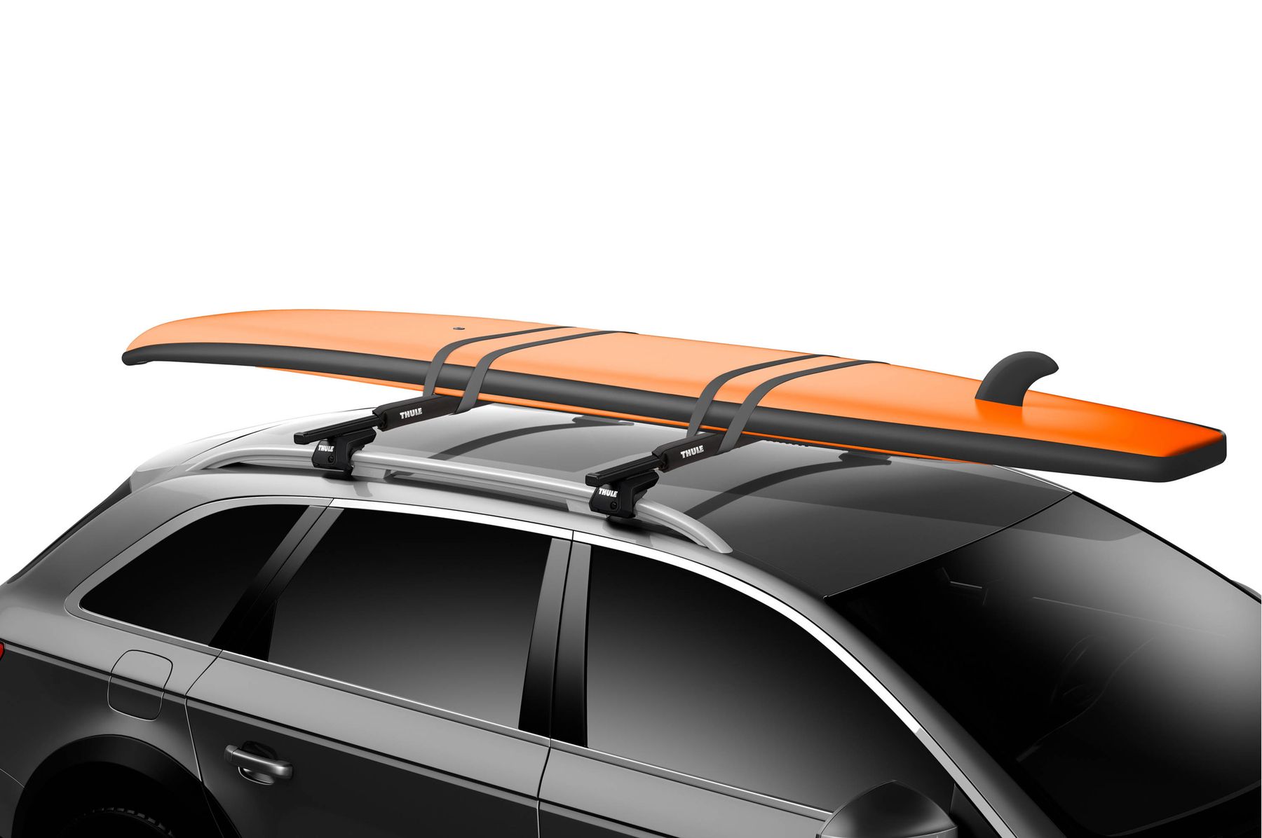 Snowboard Black Arya Life 28 Aero Car Roof Rack Pads with 15 Silicone Buckle Straps for Surfboard Soft Roof Rack Pads and as Wind Deflector Shape Pair SUP Paddleboard 
