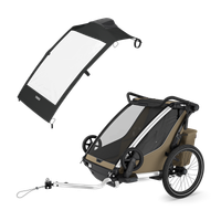Thule Chariot Cross 2 double + Thule air purifier double