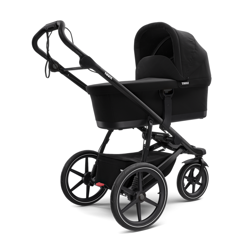 Thule Urban Glide 2 all-terrain stroller black/gray melanger with bassinet black