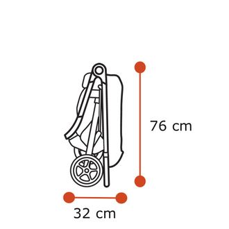 Thule Spring length and height in cm (folded)