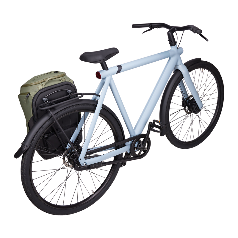 Thule Paramount hybrid bike pannier and backpack 26L green