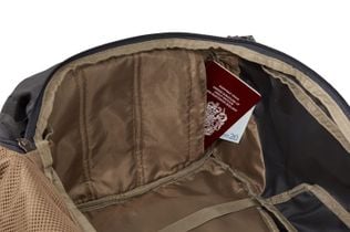 Thule Landmark 60L men's CashStash compartment