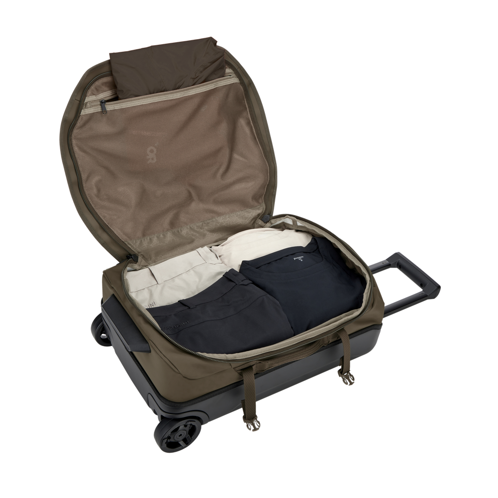 Thule Chasm wheeled carry-on duffel deep khaki