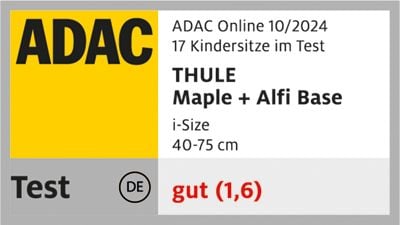 ADAC Kindersitze im Test 2024/10 for Thule Maple + Thule Alfi